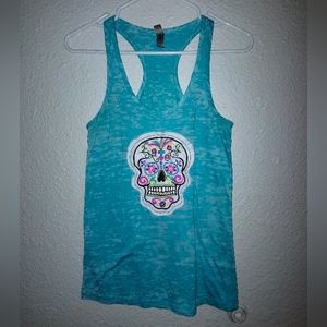 NEXT LEVEL size M tank w/skull detail